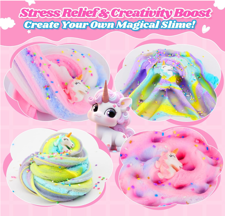 Unicorn Scented Cloud Slime – 2-3 Pack