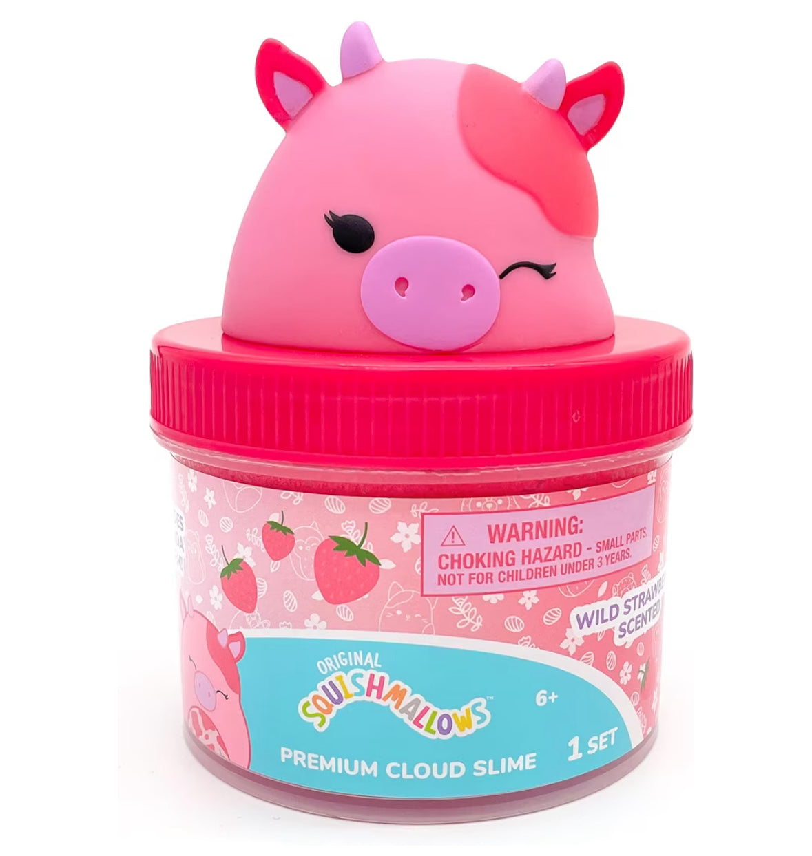 Strawberry Scented Cloud Slime - 8oz