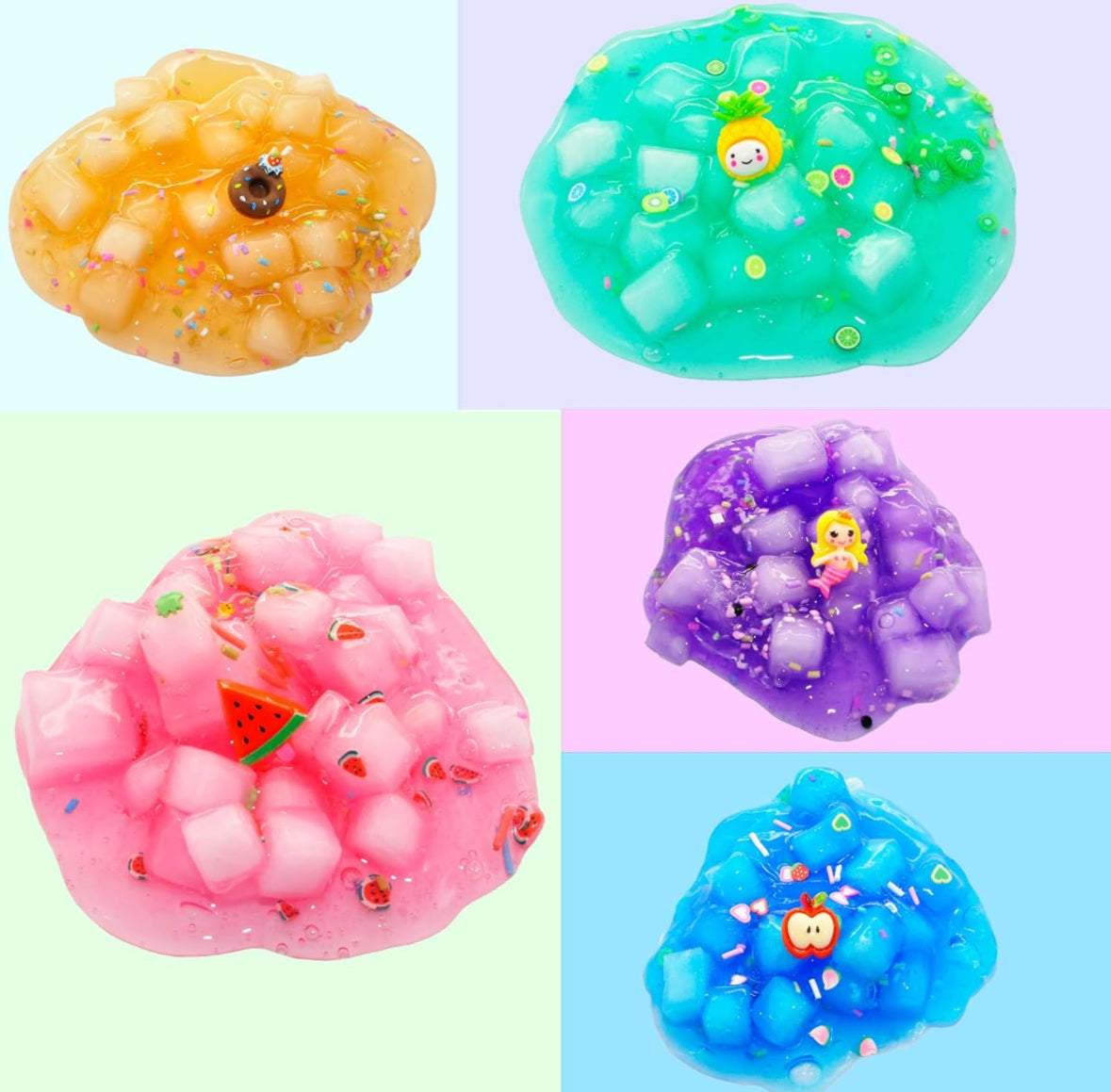 15 Pack Jelly Cubes Slime