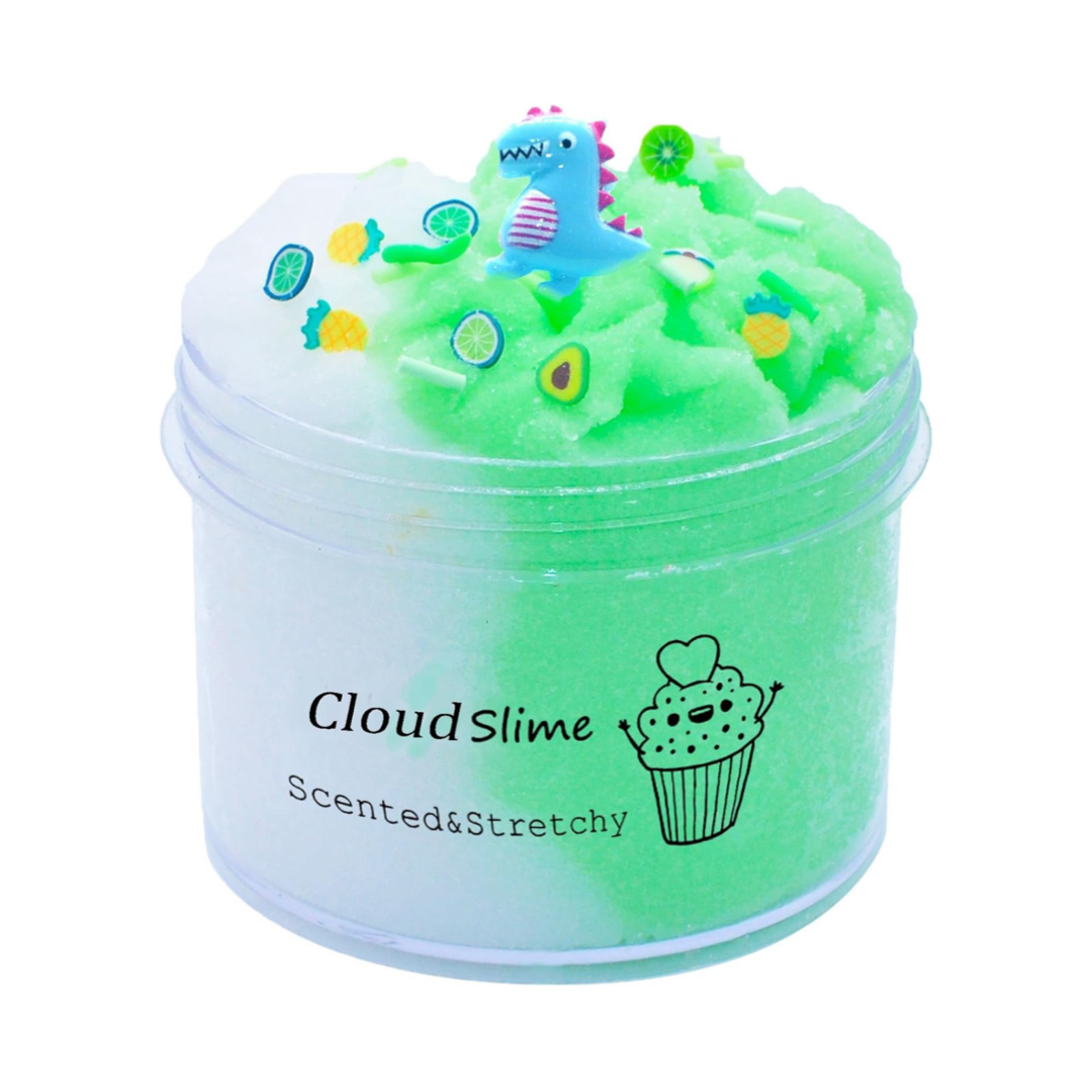 Green Cloudy Slime – Coco Slimes