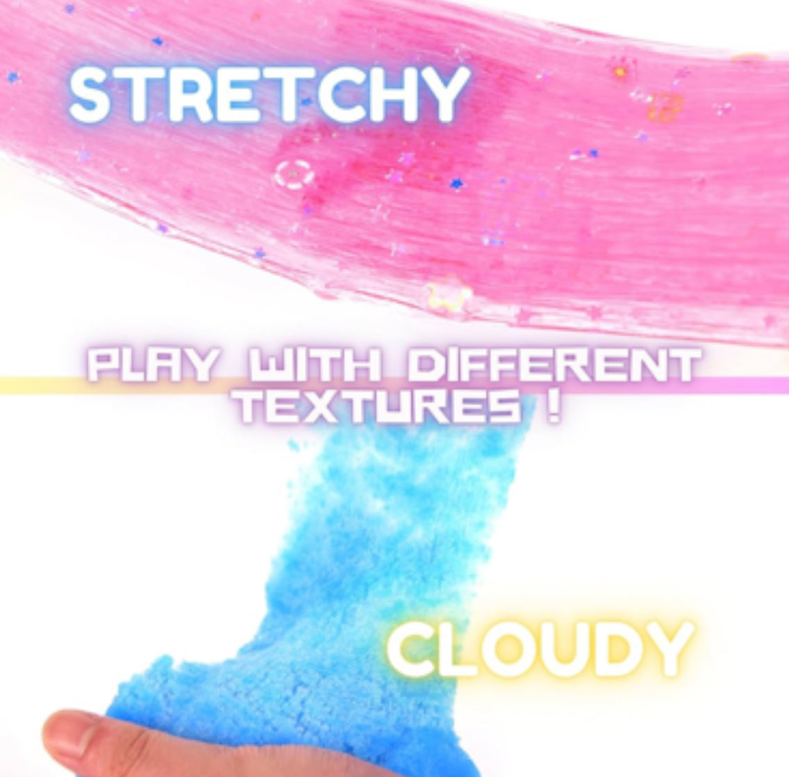 DIY Unicorn Slime kit for Kids with colorful Slime and unicorn accessoires