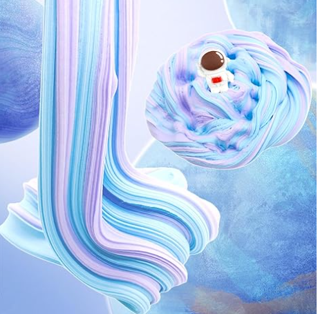 Blue Cake Slime - 10oz