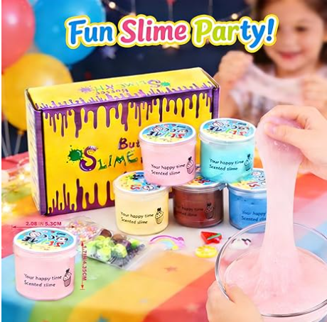 Party Pop Butter Slime