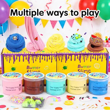 Party Pop Butter Slime